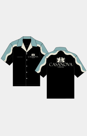 CASANOVA WOVEN SHIRT - BLACK