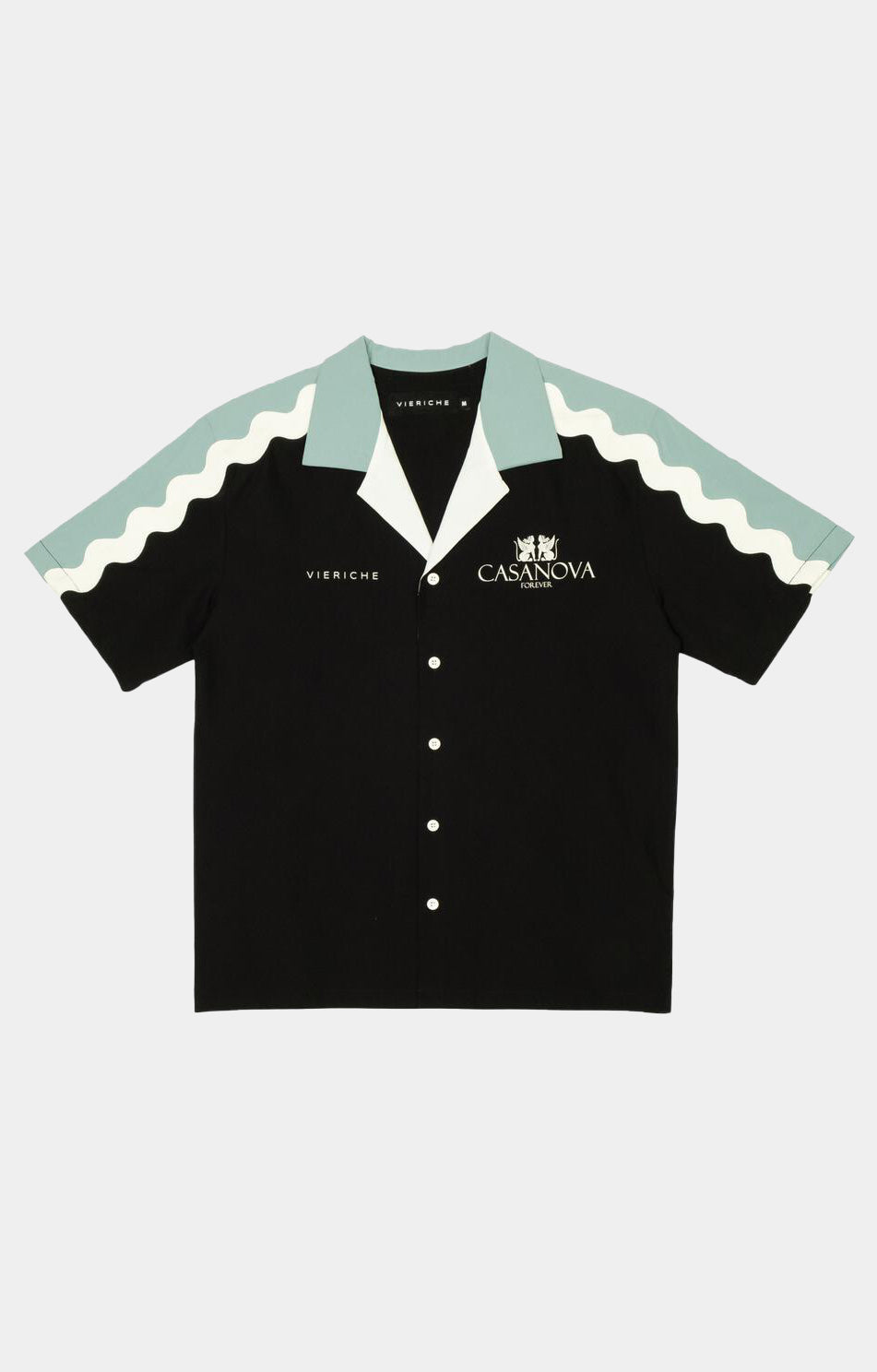 CASANOVA WOVEN SHIRT - BLACK