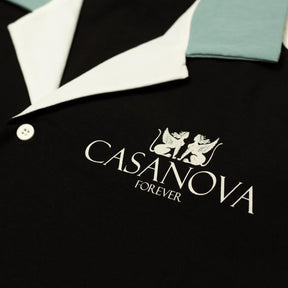 CASANOVA WOVEN SHIRT - BLACK