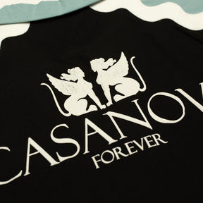 CASANOVA WOVEN SHIRT - BLACK