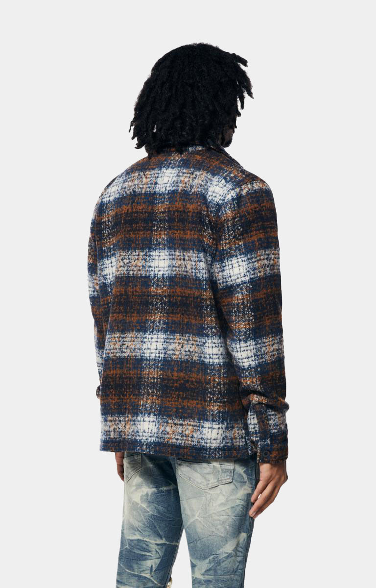 PLAID FLANNEL OVERSHIRT