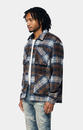 PLAID FLANNEL OVERSHIRT