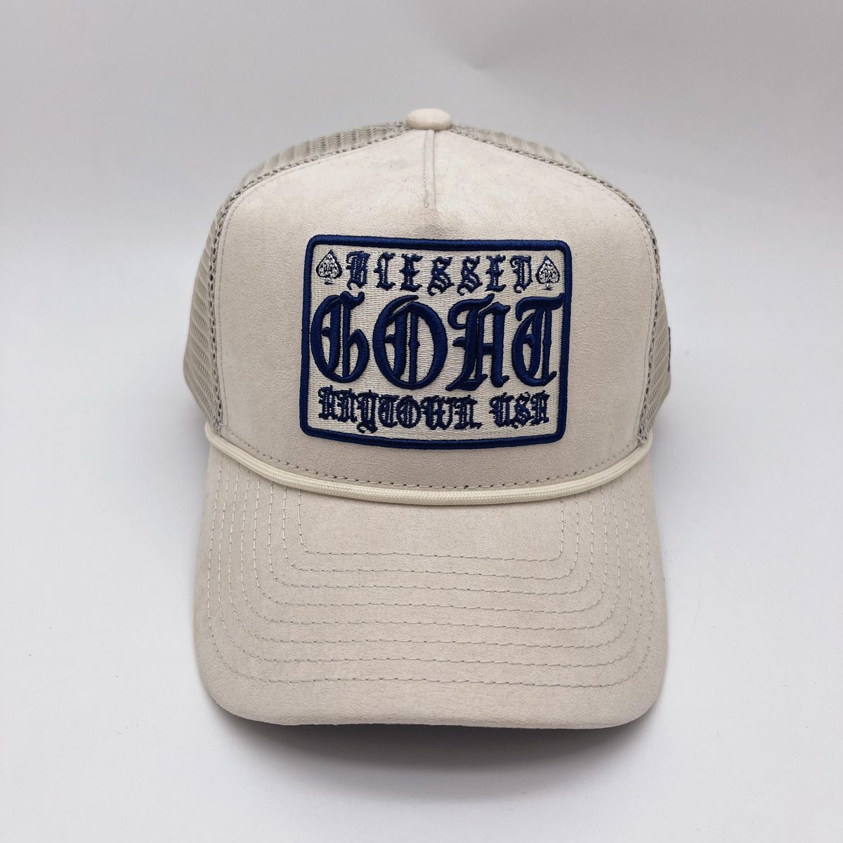 GOAT TRUCKER - CREAM (SUEDE)