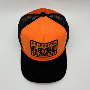 GOAT TRUCKER - ORANGE/BLACK (SUEDE)