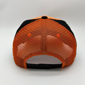 GOAT TRUCKER - ORANGE/BLACK (SUEDE)