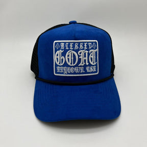 GOAT TRUCKER - ROYAL BLUE (SUEDE)