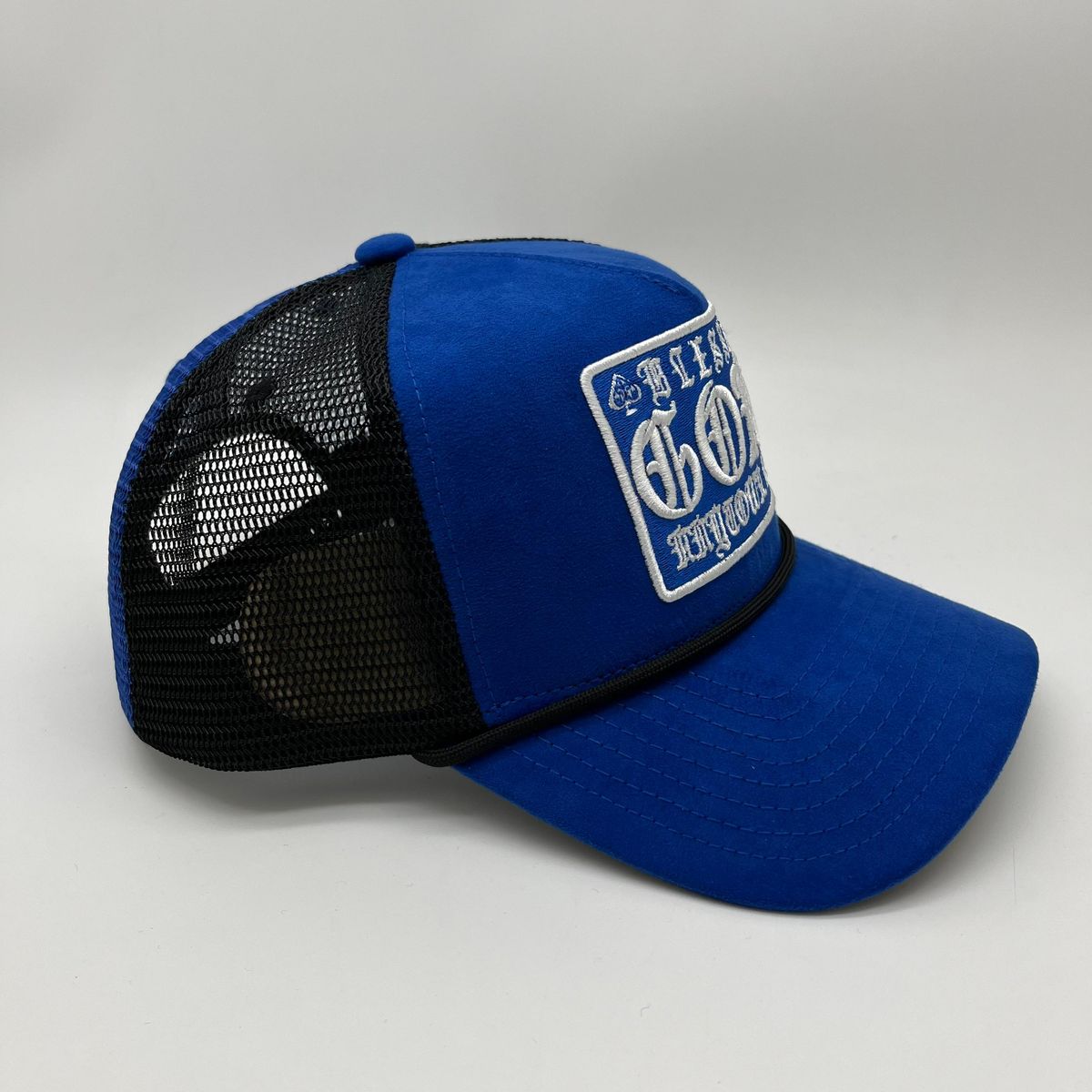 GOAT TRUCKER - ROYAL BLUE (SUEDE)