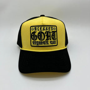 GOAT TRUCKER - YELLOW/BLACK (SUEDE)