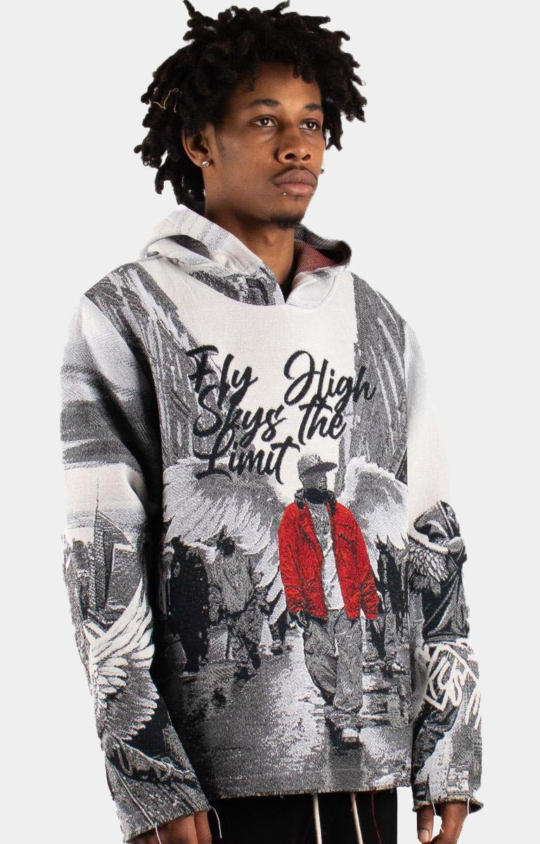 FLY HIGH TAPESTRY ENGINEERED JACQUARD HOODIE