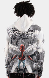 FLY HIGH TAPESTRY ENGINEERED JACQUARD HOODIE