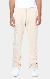 RHINESTONE DYSTOPIA FLEECE PANTS