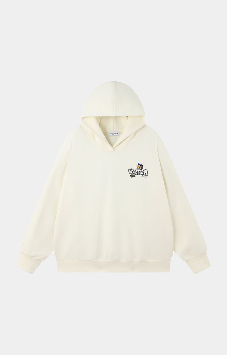 RAW PHOTO DUCK-CREAM HOODIE