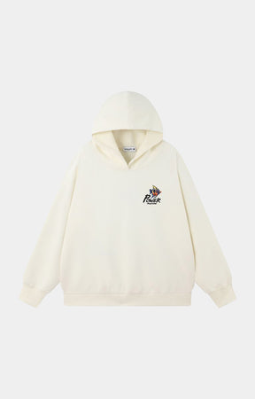 RAW FISH-CREAM - HOODIE