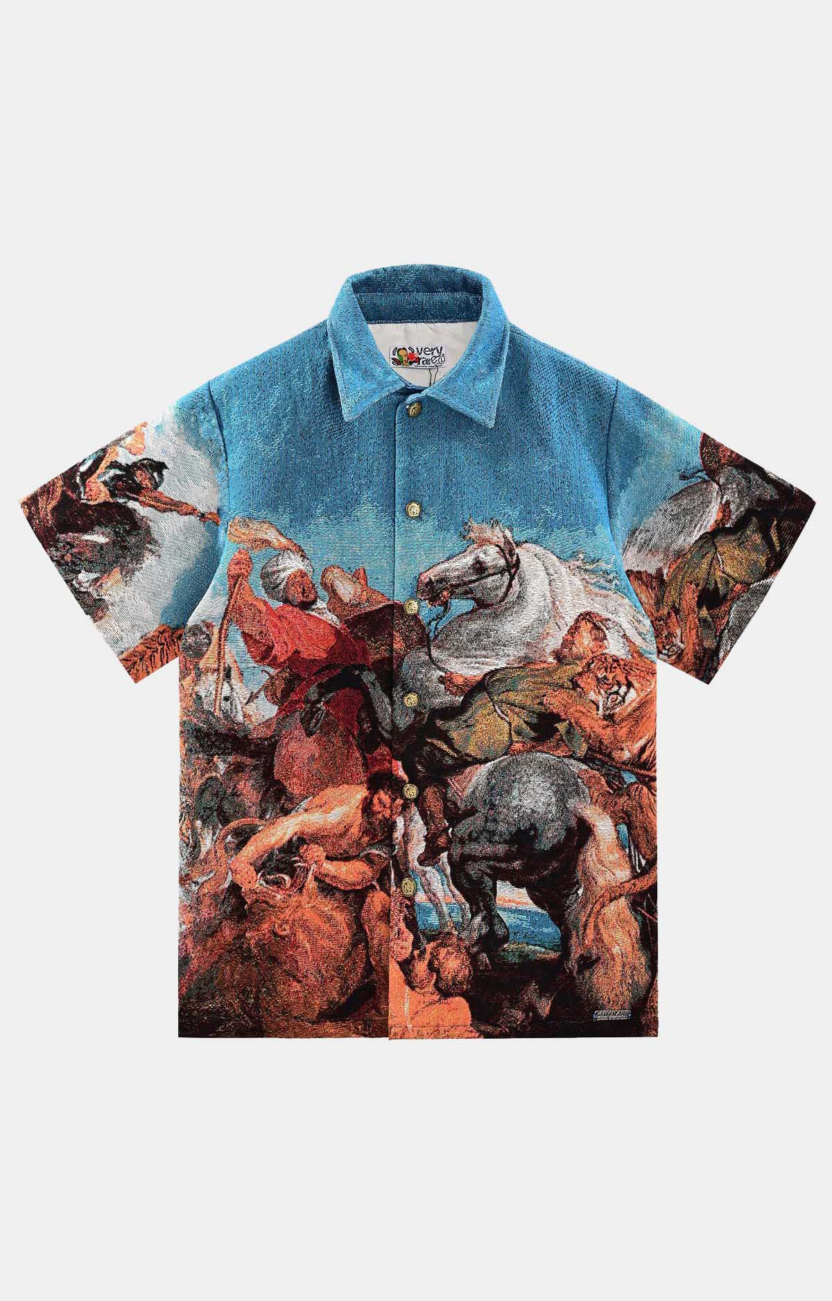 RUBENS TIGER HUNT - TAPESTRY COLLAR SHIRT