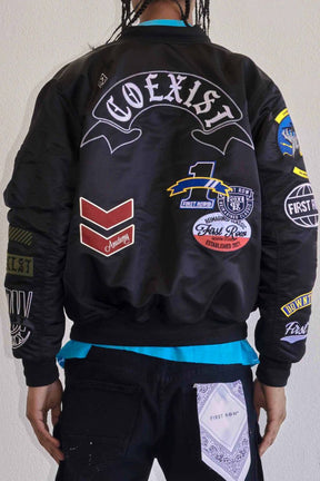 COEXIST MULTI PATCHES MA-1 JACKET