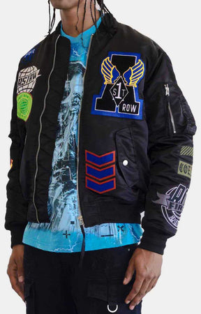 COEXIST MULTI PATCHES MA-1 JACKET