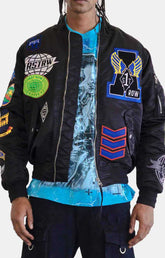 COEXIST MULTI PATCHES MA-1 JACKET