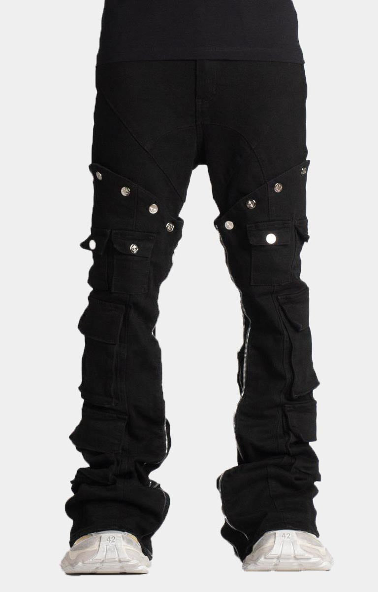 OBSIDIAN BLACK CONVERTIBLE DENIM