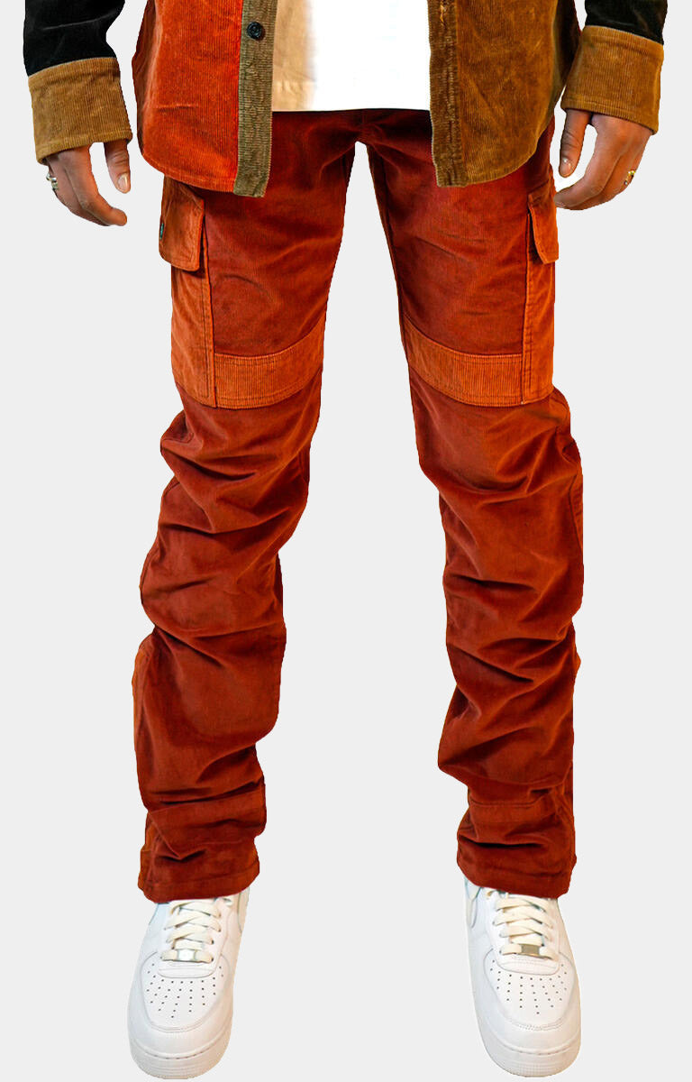 Corduroy Convertible Stacked Pants