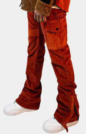 Corduroy Convertible Stacked Pants