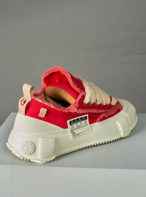 POLITICS SHOES - RED AND CREAM - 200